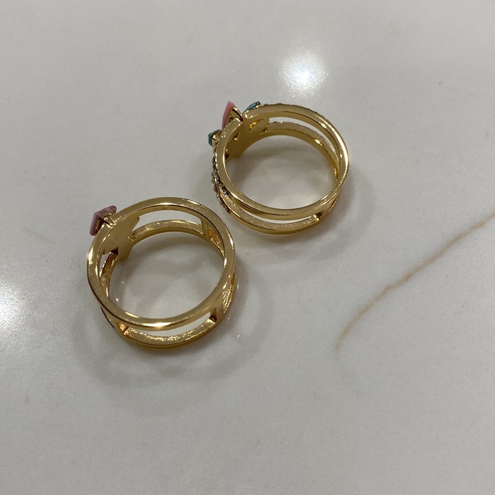 Gold Rings size 6 - Picture 8 of 8